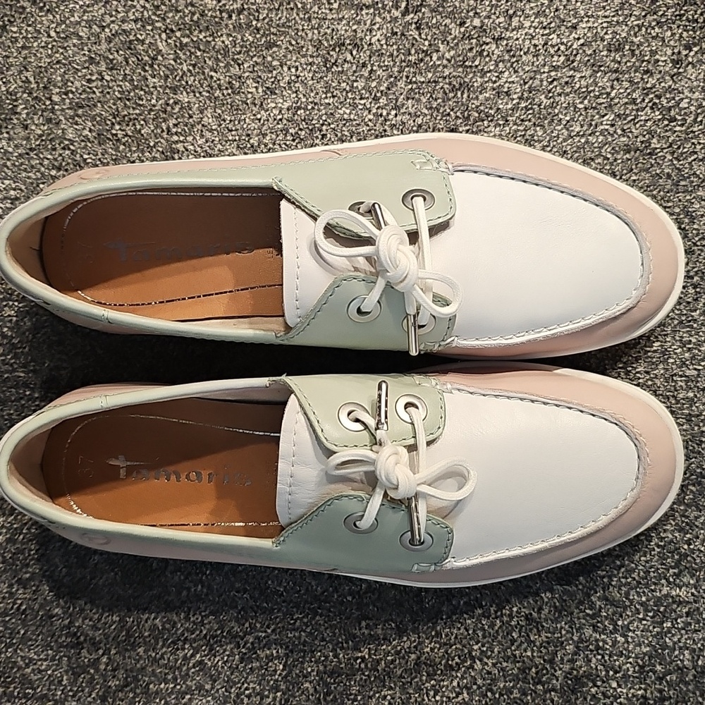 TAMARIS Women's Boat Shoes Size 37 - Picture 5 of 11